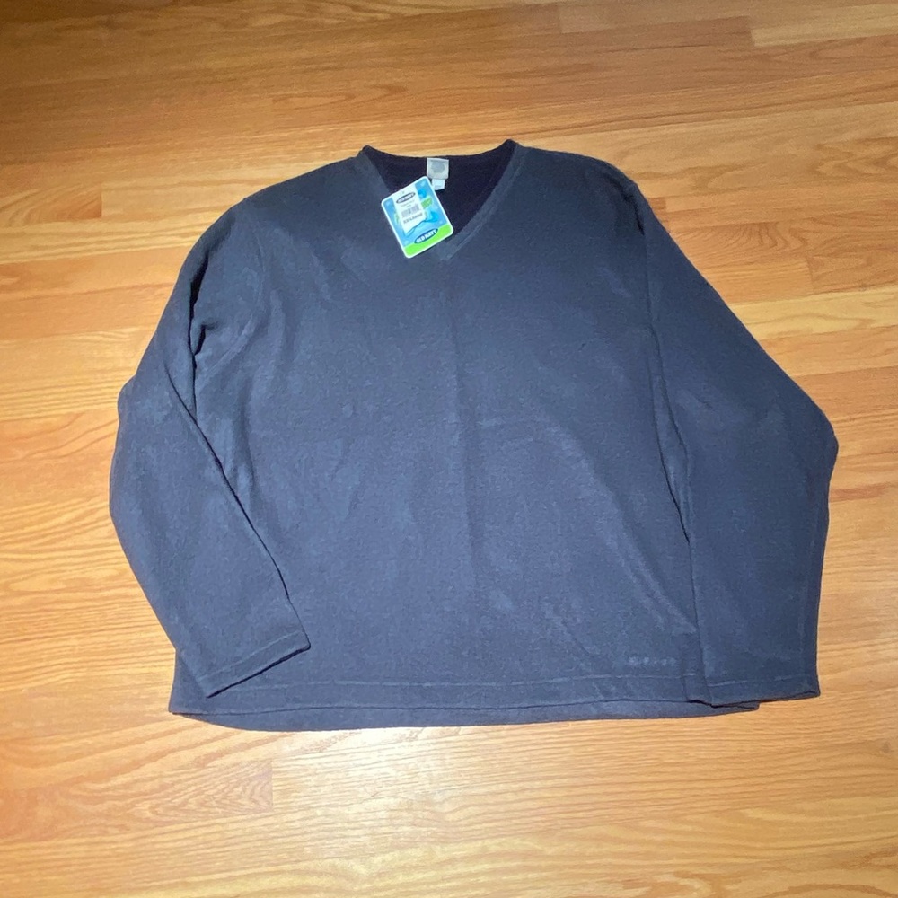 NWT Men’s Old Navy Performance Fleece V-Neck Shirt Size XXL